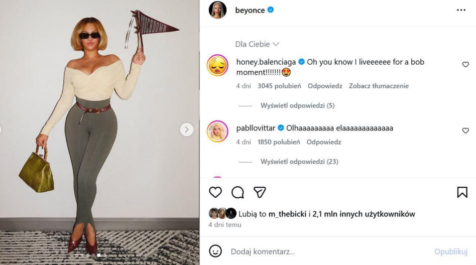 Beyonce nowa fryzura