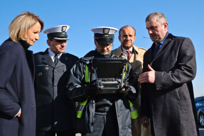 Wola Dębińska: Otwarcie nowoczesnego punktu kontroli ITD