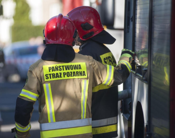 Pożar domu Myszków