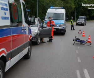 Koszmarny wypadek rowerzysty w Jastrzębiu-Zdroju [ZDJĘCIA]