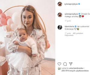 Sylwia Przybysz i Jan Dąbrowski ochrzcili dziecko