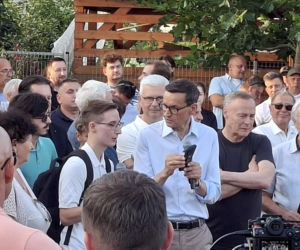 Pizza na Jagodnie z Mateuszem Morawieckim