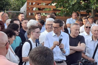 Pizza na Jagodnie z Mateuszem Morawieckim