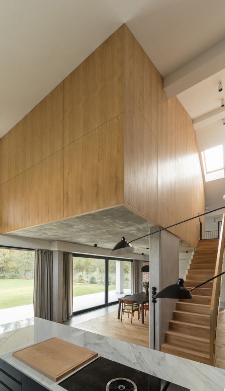 Dom ze starej stodoły projektu Wrzeszcz Architekci