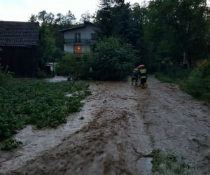 PILNE! Trwa walka ze skutkami potężnej nawałnicy która przeszła nad terenem gminy Zielonki