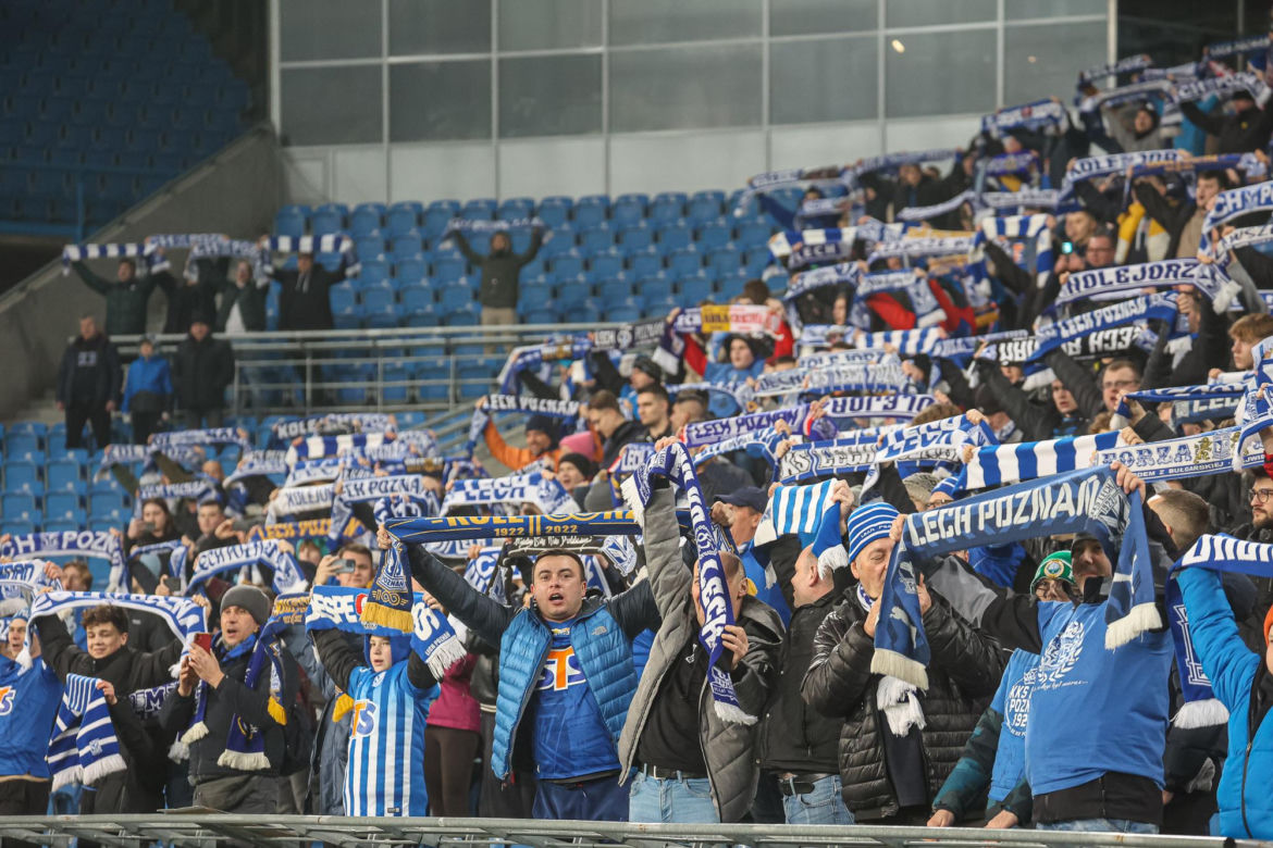 Lech Poznań - Pogoń Szczecin. Zdjęcia kibiców na meczu Fortuna Pucharu Polski