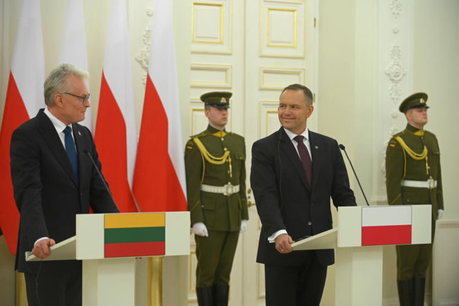 Prezydent RP Karol Nawrocki w Wilnie