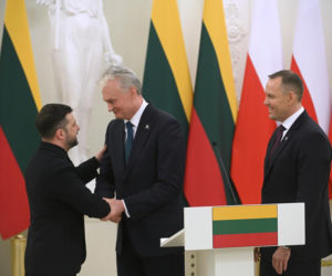 Prezydent RP Karol Nawrocki w Wilnie