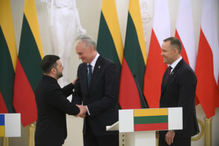 Prezydent RP Karol Nawrocki w Wilnie