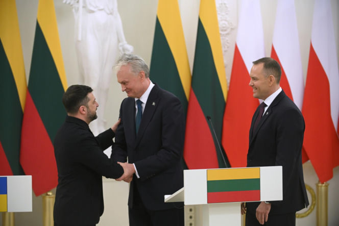 Prezydent RP Karol Nawrocki w Wilnie