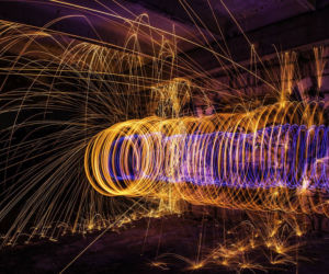 Steel wool photography