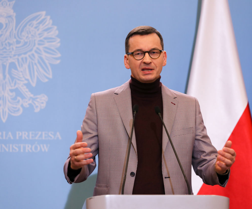 Premier Mateusz Morawiecki jak gwiazda z Hollywood