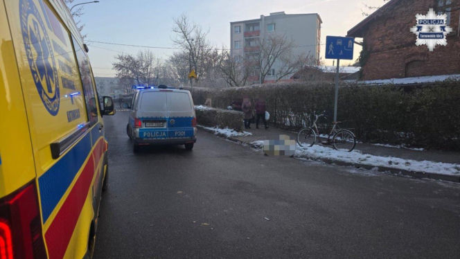 Potrącenie rowerzysty w Strzybnicy