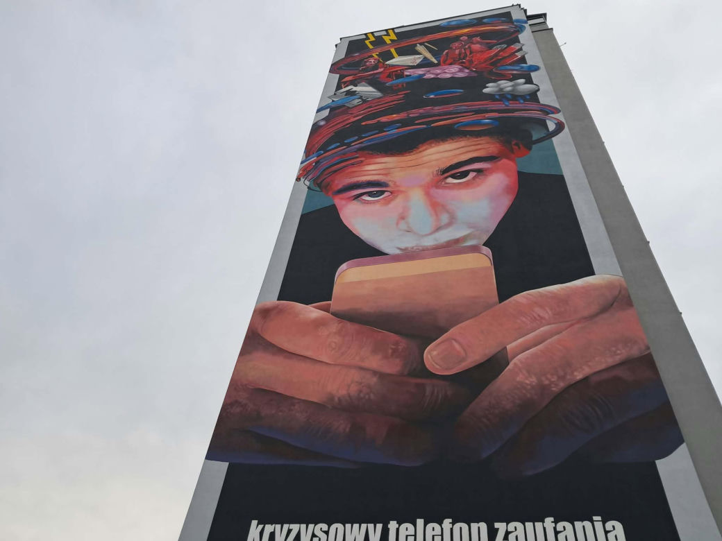 Ogromny mural w Skarżysku-Kamiennej