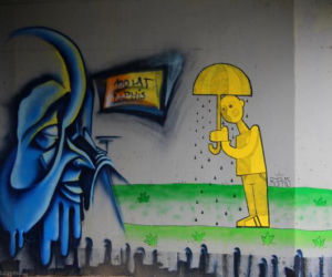 Murale na filarach Trasy Zamkowej