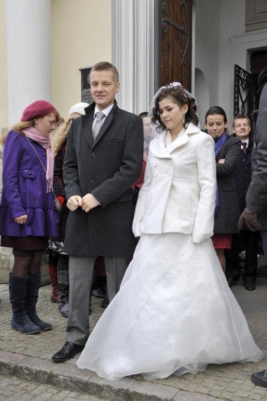 Tuż przed ceremonią aktorka zapozowała z Marcinem Mroczkiem