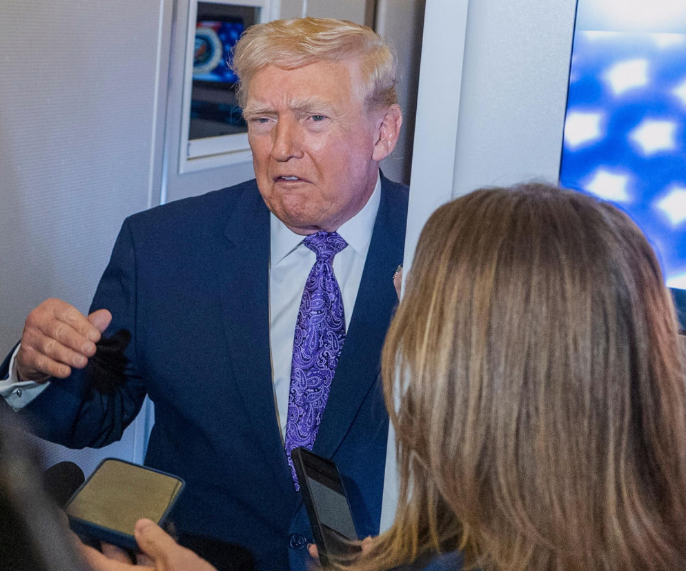 Zapytała Trumpa o badania lekarskie. Stracił nad sobą panowanie!