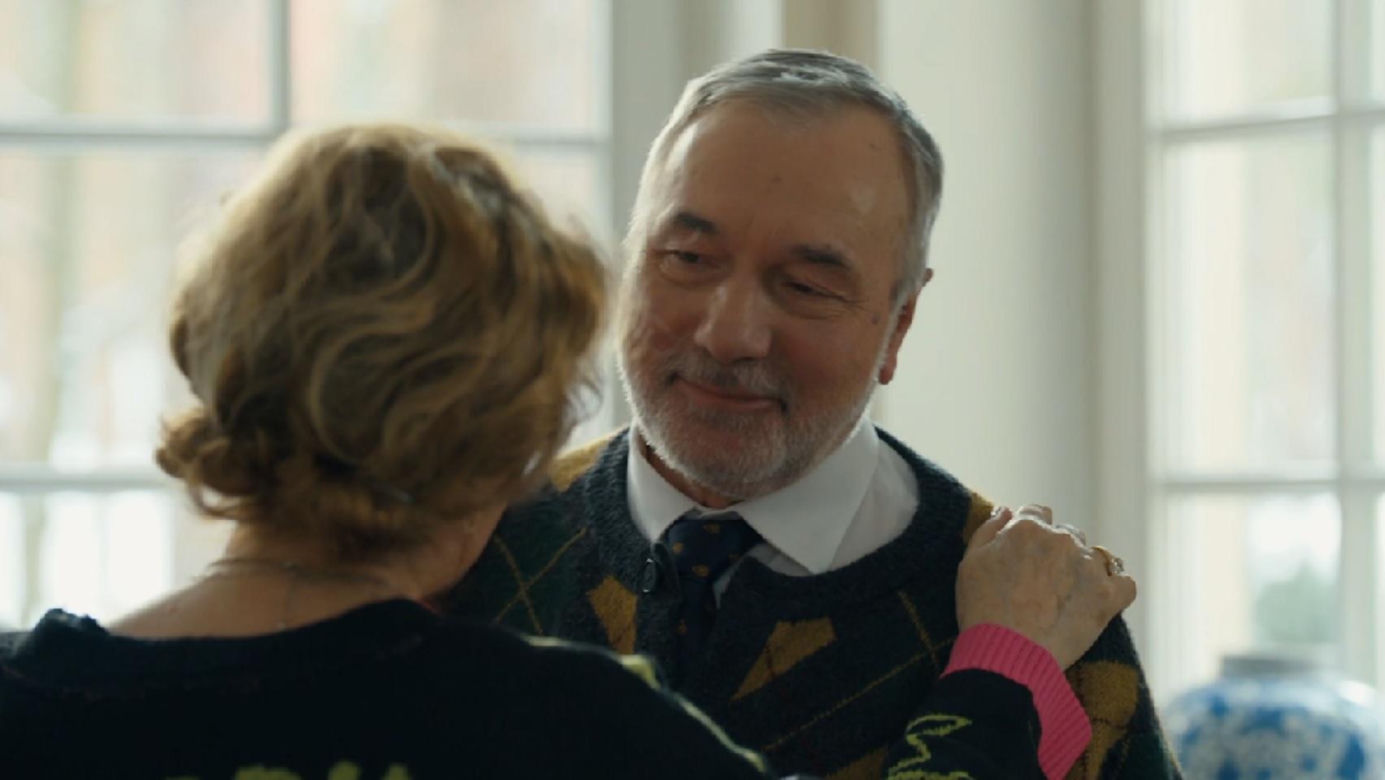 Barwy szczęścia, odcinek 3195. Andrzej (Leon Charewicz), Józefina (Elżbieta Jarosik)