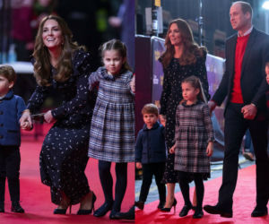 Kate Middleton i książę William z dziećmi