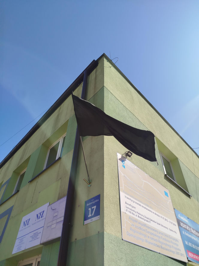 protest szpital w Iłży