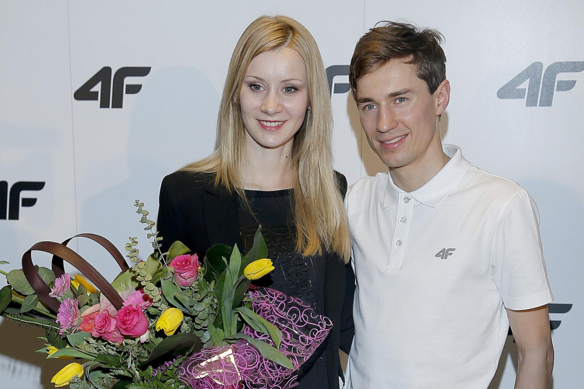 Kamil Stoch z żoną na Konkursie Chopinowskim
