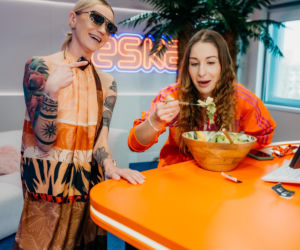 Daria Ładocha w studiu ESKI