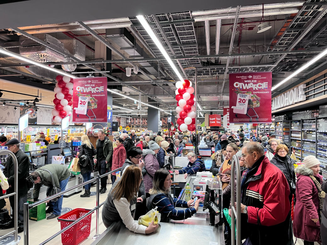 Otwarcie Carrefoura w galerii NoVa Park w Gorzowie