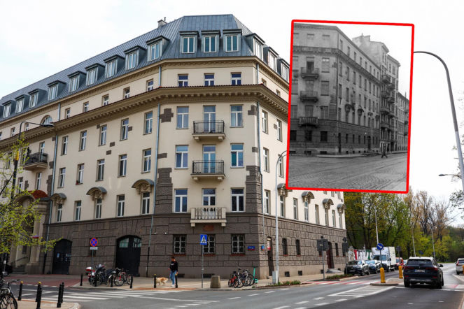 Przez 70 lat miała dziurę w fasadzie. Zobacz, jak warszawska kamienica  odzyskała swój majestat