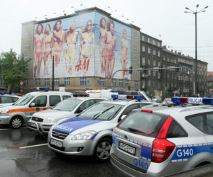 Powódź w Krakowie, Policja