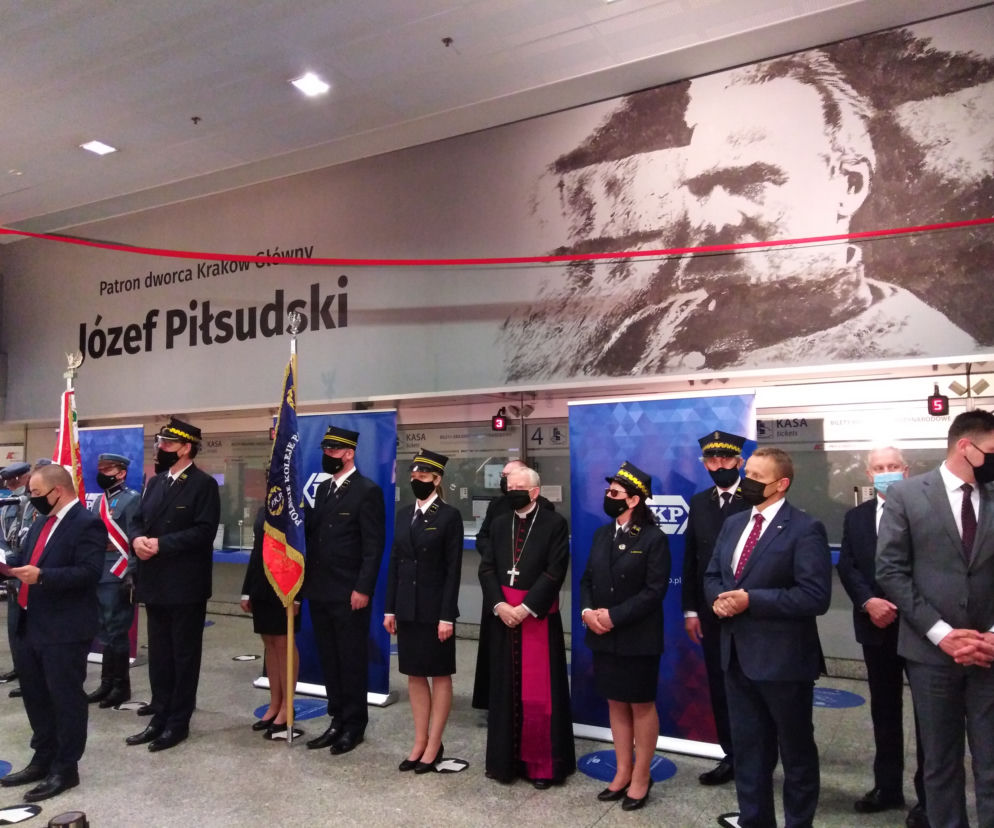 Józef Piłsudski patronem Dworca Głównego w Krakowie