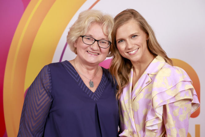 Tak wygląda Kaczorowska bez makijażu. Poznajecie jeszcze Agnieszkę?