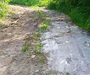 Mur między osiedlami w Szczecinie