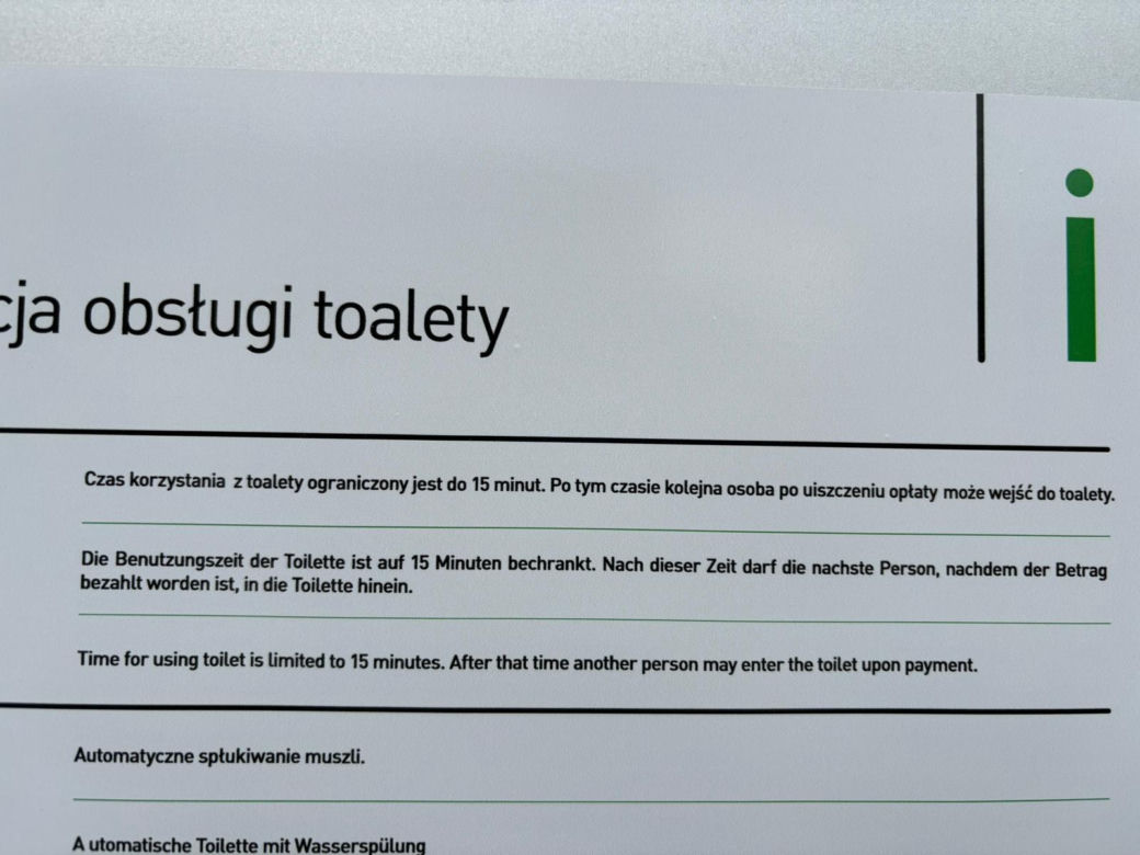 Nowa toaleta w centerum Nowego Sącza