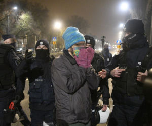 Protest pod domem Kaczyńskiego