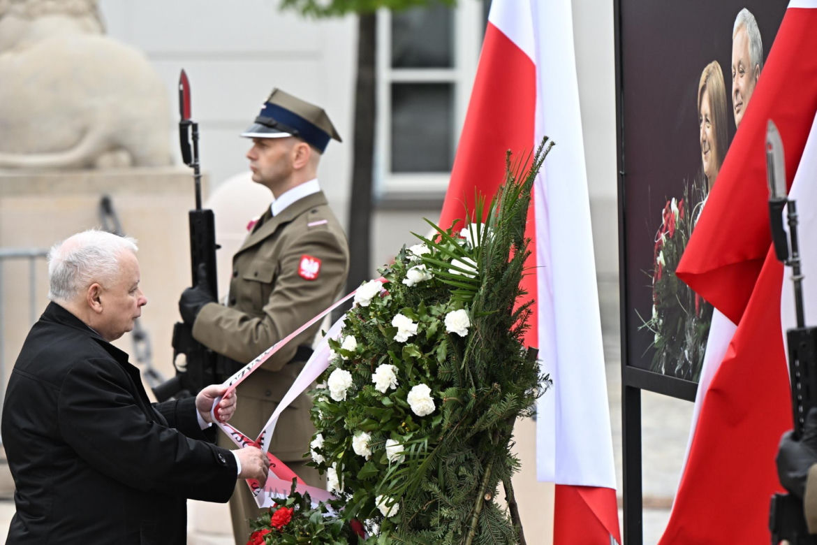 14. rocznica katastrofy smoleńskiej. Obchody w Warszawie