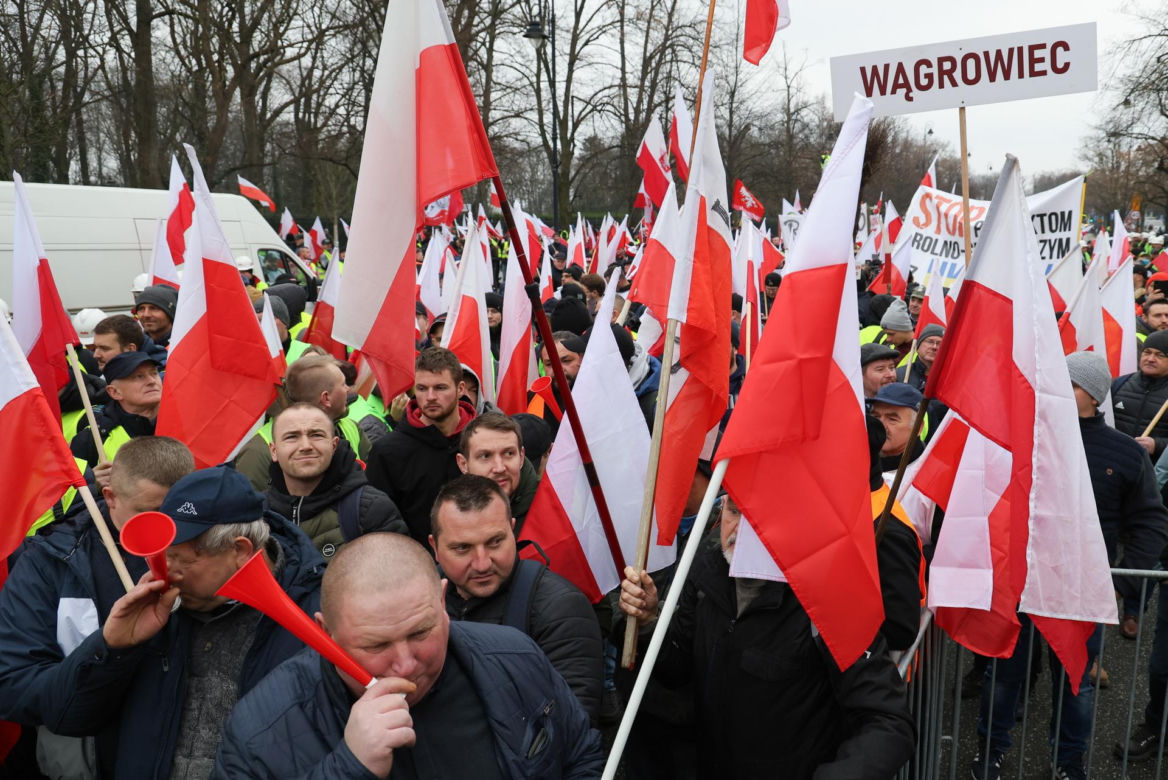 Protest rolników w Warszawie