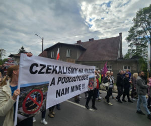 Protest w Szczecinie Podjuchach