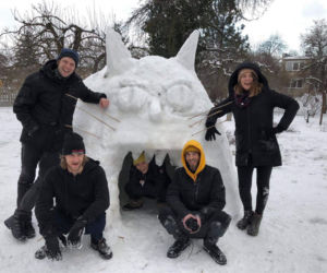 We Wrocławiu powstał domek igloo. Przypomina uroczego kota!