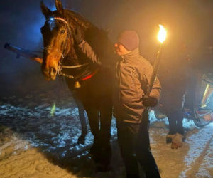 Andruszkiewicz zabrał żonę w góry