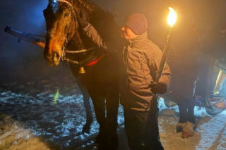 Andruszkiewicz zabrał żonę w góry