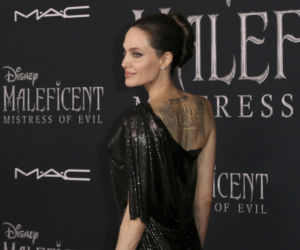 Angelina Jolie na premierze filmu Czarownica 2