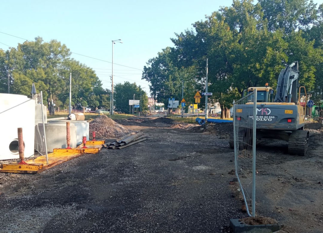 Modernizacja torowiska w centrum Torunia. Skrzyżowanie zmieni się w rondo turbinowe