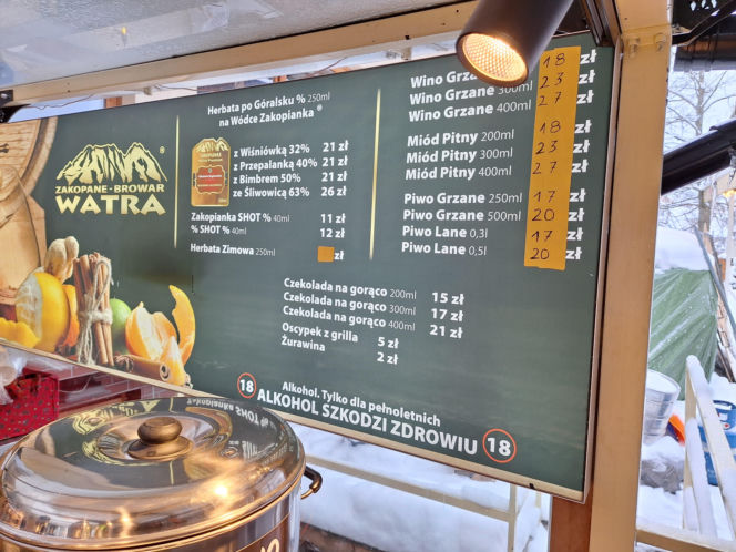 Ceny w Zakopanem na ferie zimowe 2026