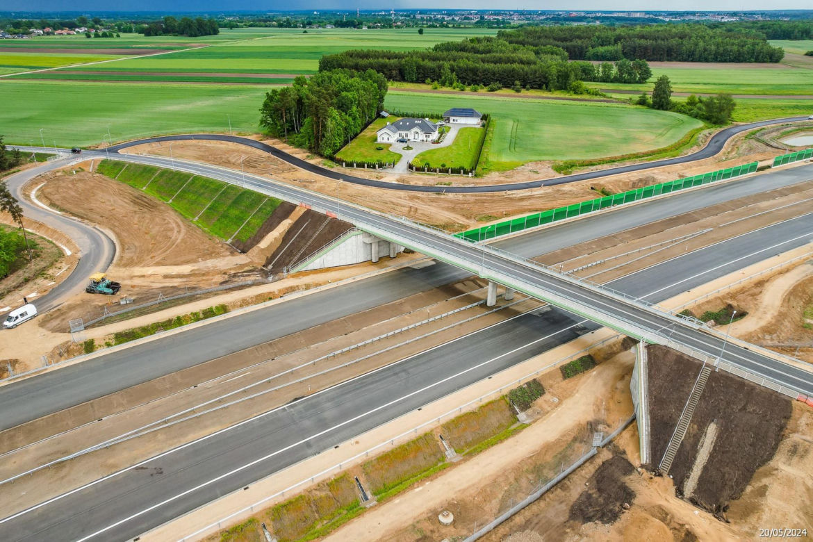Tak wygląda plac budowy autostrady A2 od węzła Siedlce Zachód do węzła Siedlce Południe 