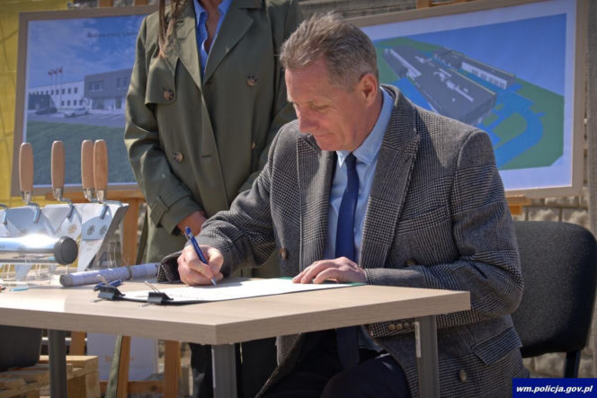 Nowoczesna Komenda Powiatowa Policji w Ostródzie. Ma być gotowa za rok!