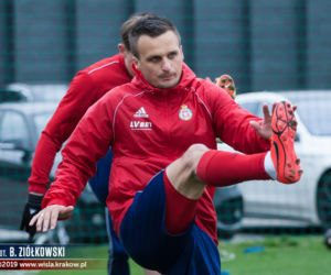 Wisła Kraków - Zagłębie Lubin - trening Wiślaków przed meczem