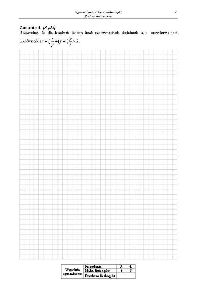 Matura 2014 matematyka poziom rozszerzony