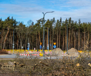 Budowa tunelu pod torami przy PKP Warszawa Wesoła