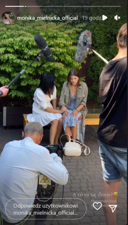 M jak miłość po wakacjach 2022. Kinga (Katarzyna Cichopek), Lilka (Monika Mielnicka)