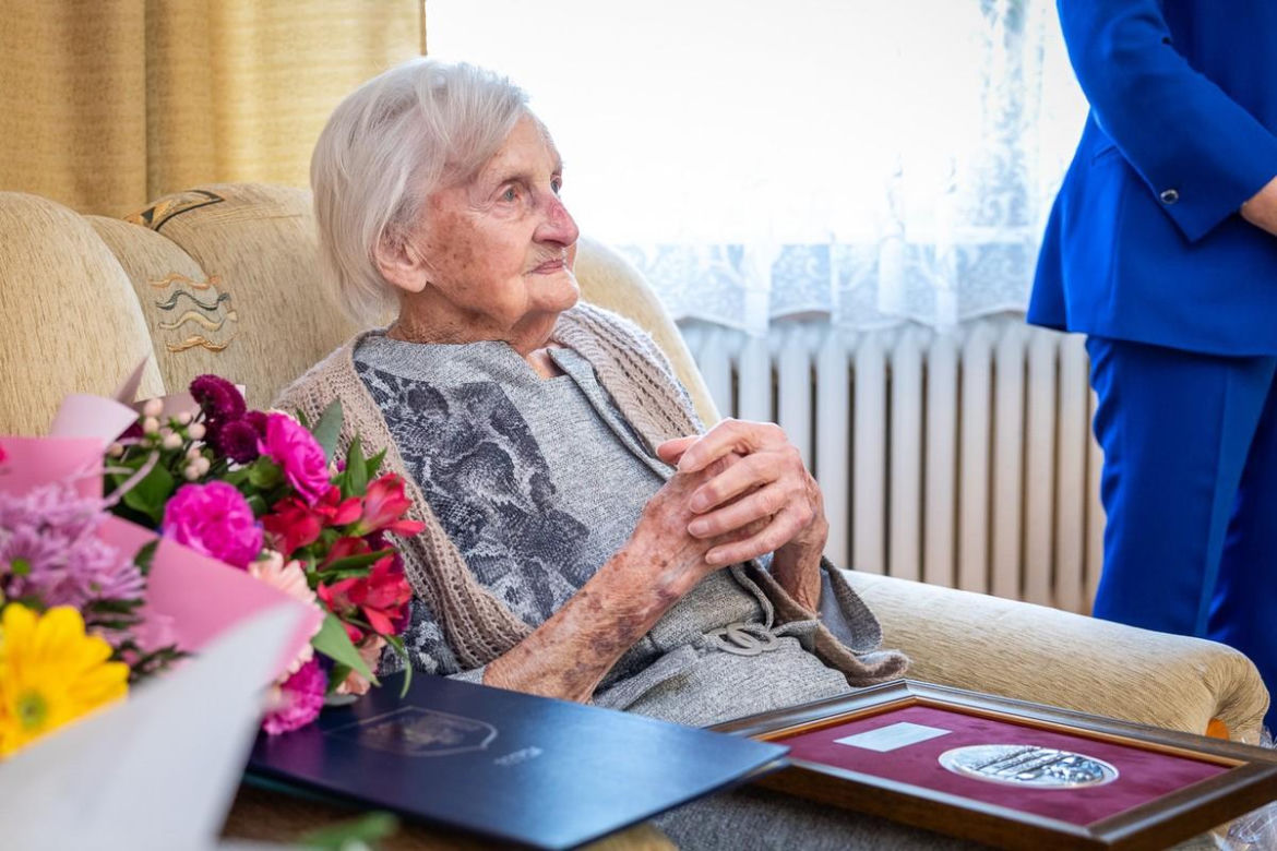 Setne urodziny pani Radosławy z Rypina! Seniorka zdradza swój sekre długowieczności